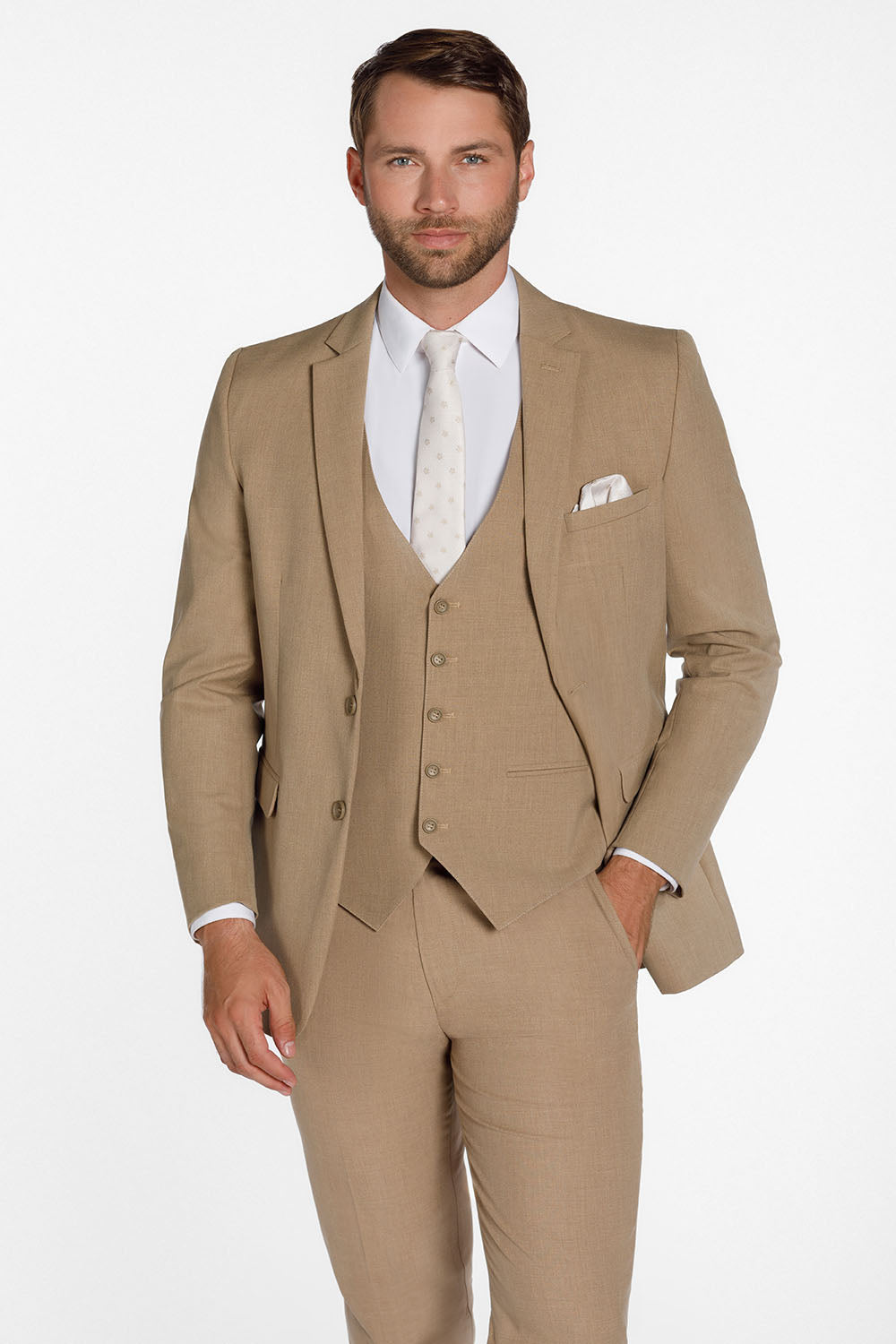 Mark of Distinction "Metro" Camel Suit Jacket (Separates)
