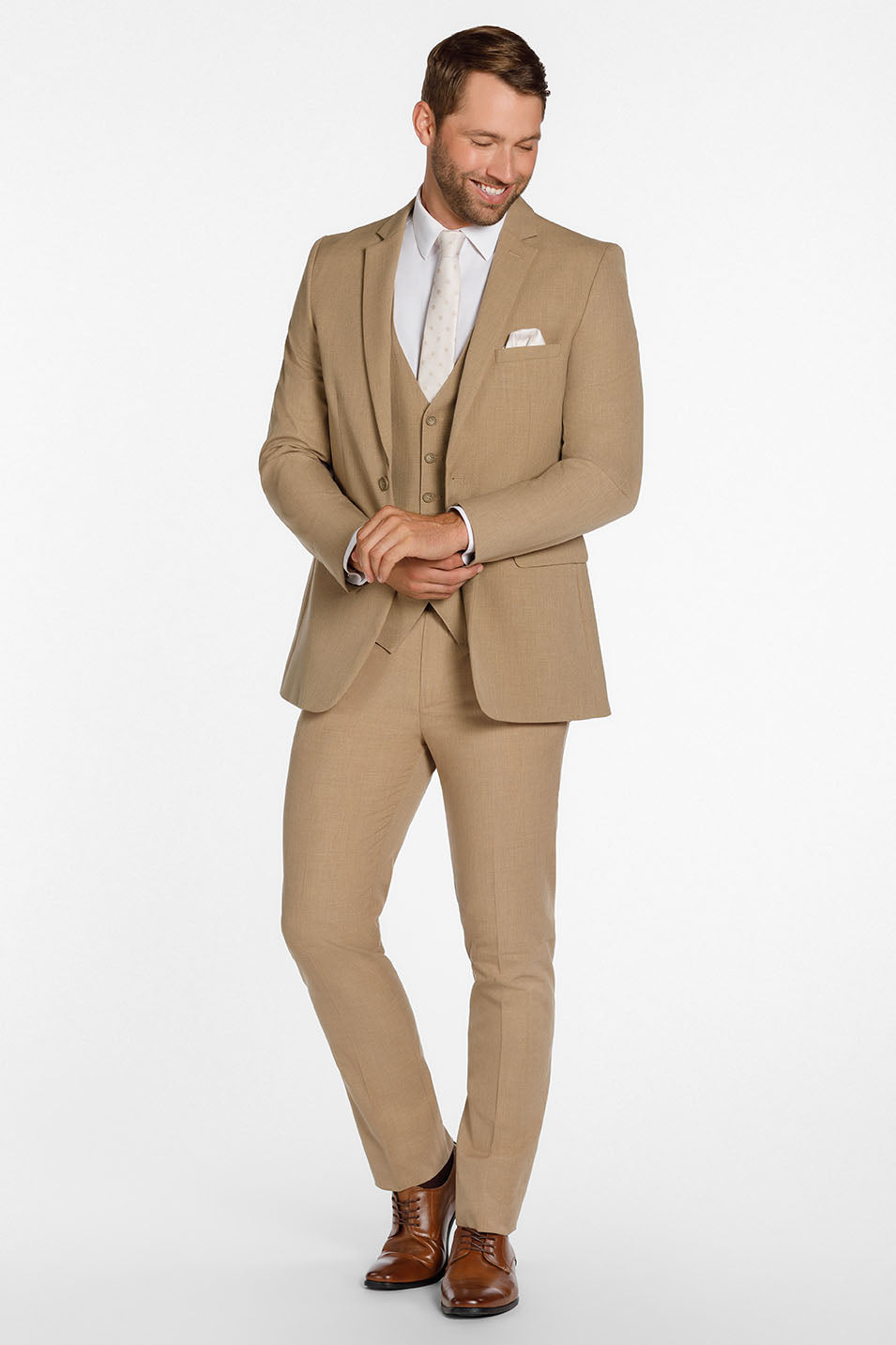 Mark of Distinction "Metro" Camel Suit Jacket (Separates)