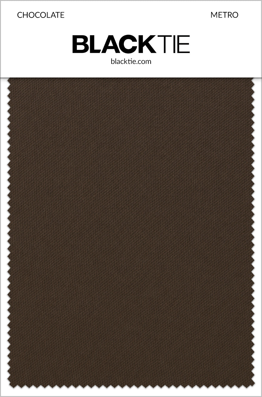 BLACKTIE Chocolate Metro Fabric Swatch