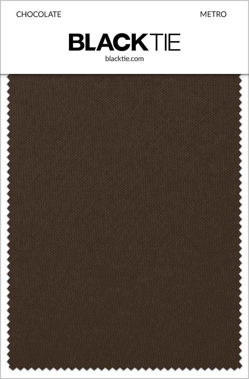 BLACKTIE Chocolate Metro Fabric Swatch