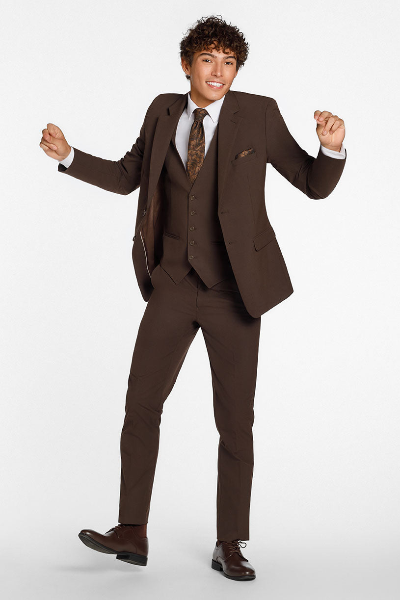 Mark of Distinction Metro Chocolate Suit Jacket (Separates) 36S Trim Mark of Distinction Metro Chocolate Suit Jacket (Separates) 36S Trim