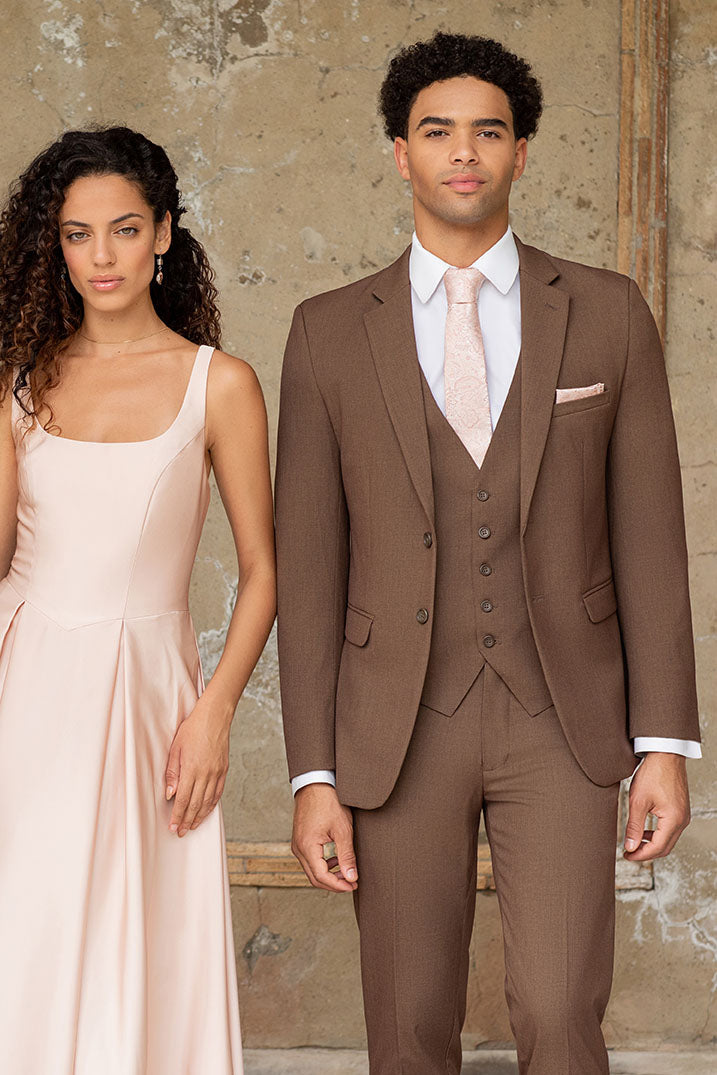 Mark of Distinction "Metro" Cocoa Suit Jacket (Separates)