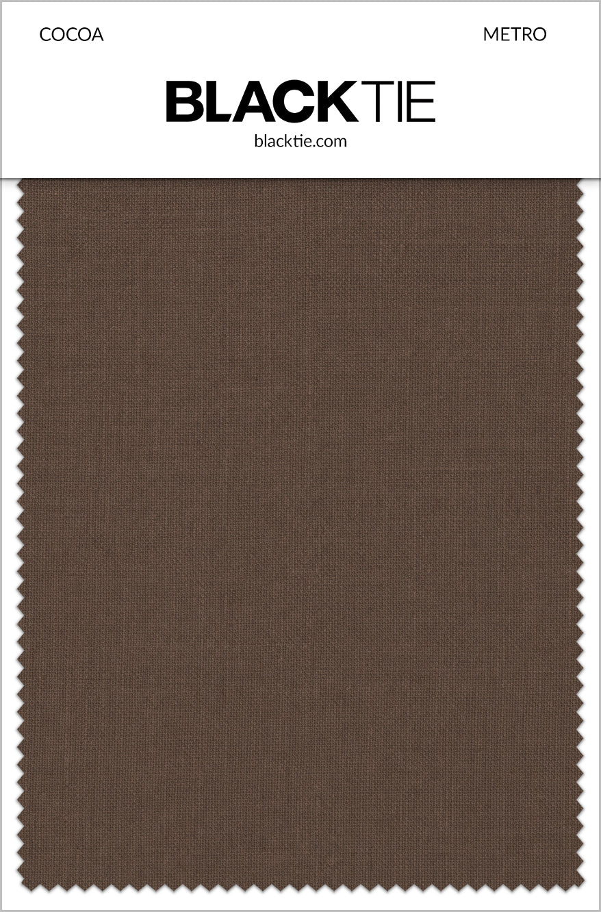 Mark of Distinction "Metro" Cocoa Luxury Blend Suit Pants