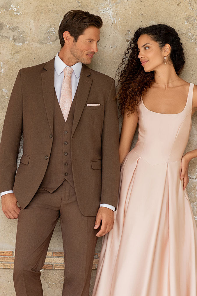 Mark of Distinction "Metro" Cocoa Suit Jacket (Separates)