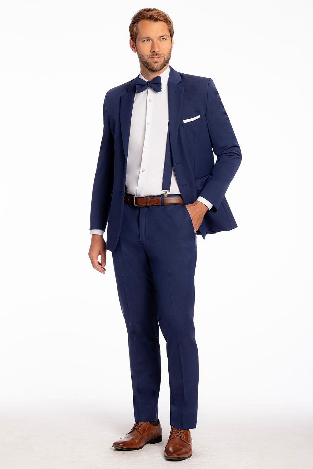 Mark of Distinction "Metro" Indigo Suit Jacket (Separates)