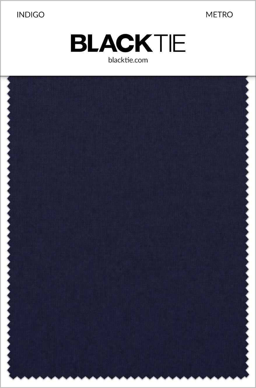 Mark of Distinction "Metro" Indigo Luxury Blend Suit Pants