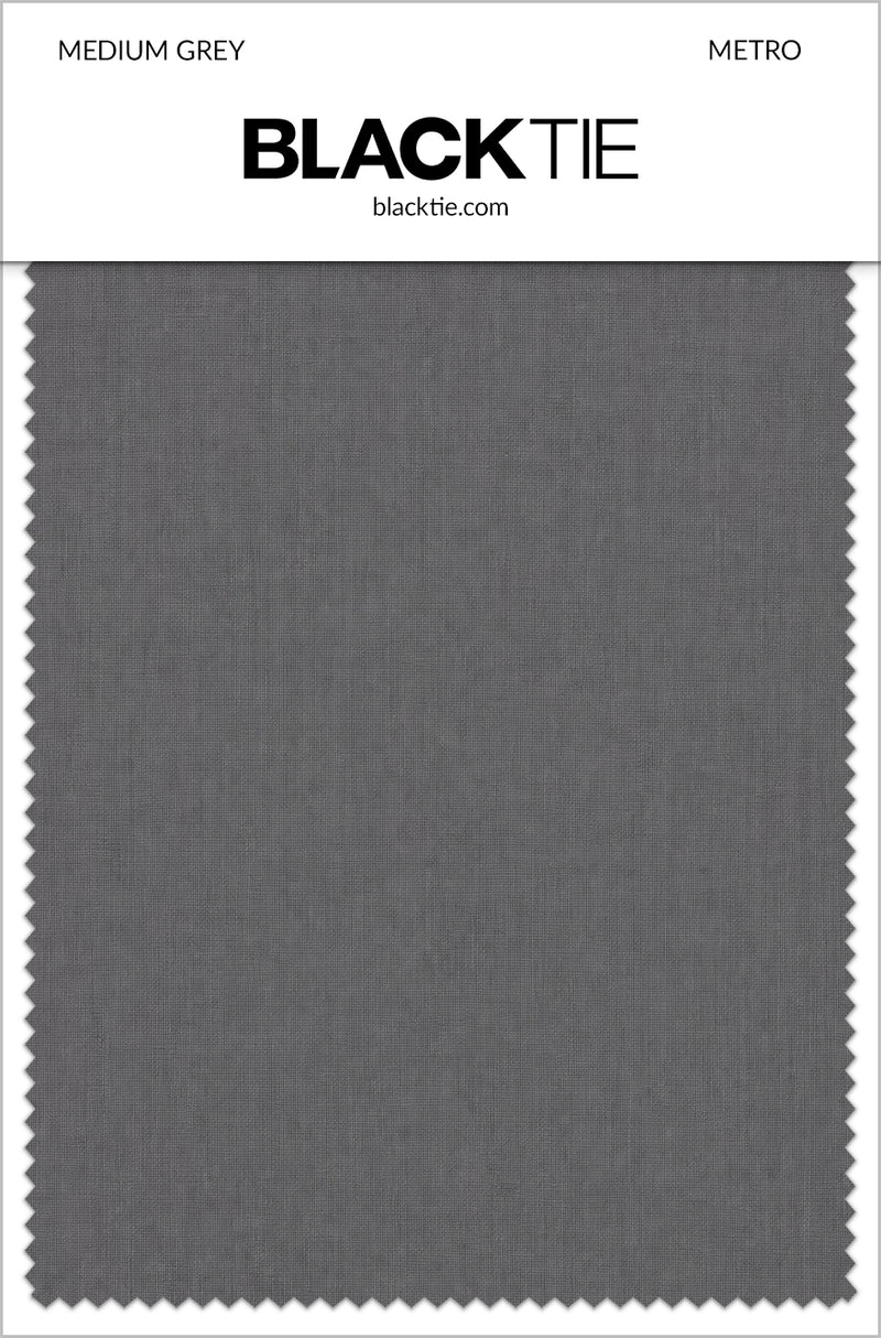 BLACKTIE Medium Grey Metro Fabric Swatch