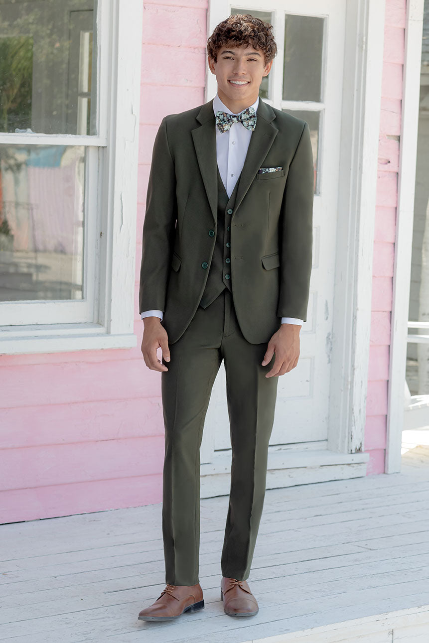 Mark of Distinction "Metro" Olive Suit Jacket (Separates)
