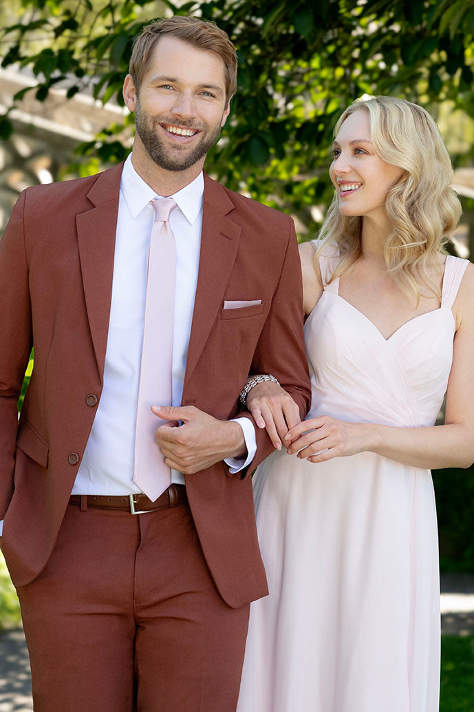 Mark of Distinction "Metro" Rust Suit Jacket (Separates)