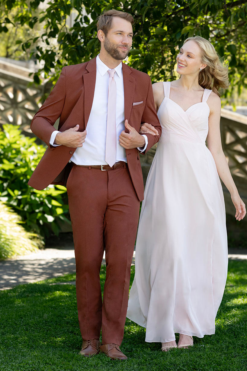 Mark of Distinction "Metro" Rust Suit Jacket (Separates)