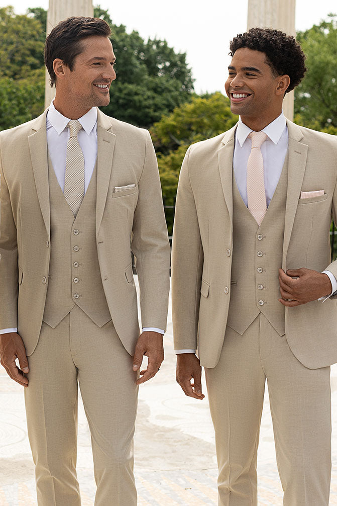 Mark of Distinction "Metro" Tan Suit Jacket (Separates)