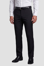 Allure Men "Mayfair" Black Luxury Stretch Blend Suit Pants