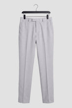 Allure Men "Mayfair" Light Grey Luxury Stretch Blend Suit Pants