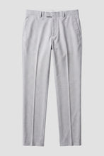 Allure Men "Mayfair" Light Grey Luxury Stretch Blend Suit Pants