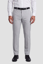 Allure Men "Mayfair" Light Grey Luxury Stretch Blend Suit Pants