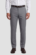 Allure Men "Mayfair" Medium Grey Luxury Stretch Blend Suit Pants