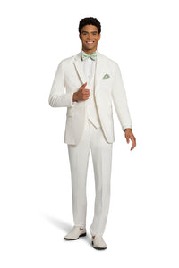 "Athens" White Suit Jacket (Separates)