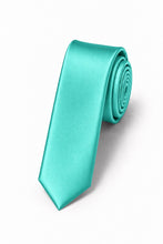 Cardi Mermaid Luxury Satin Skinny Necktie