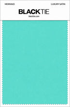 Mermaid Luxury Satin fabric swatch card