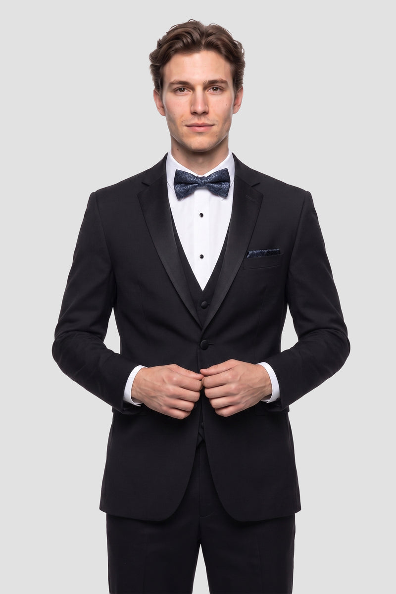 Mark of Distinction "Metro" Black Suit Jacket (Separates)