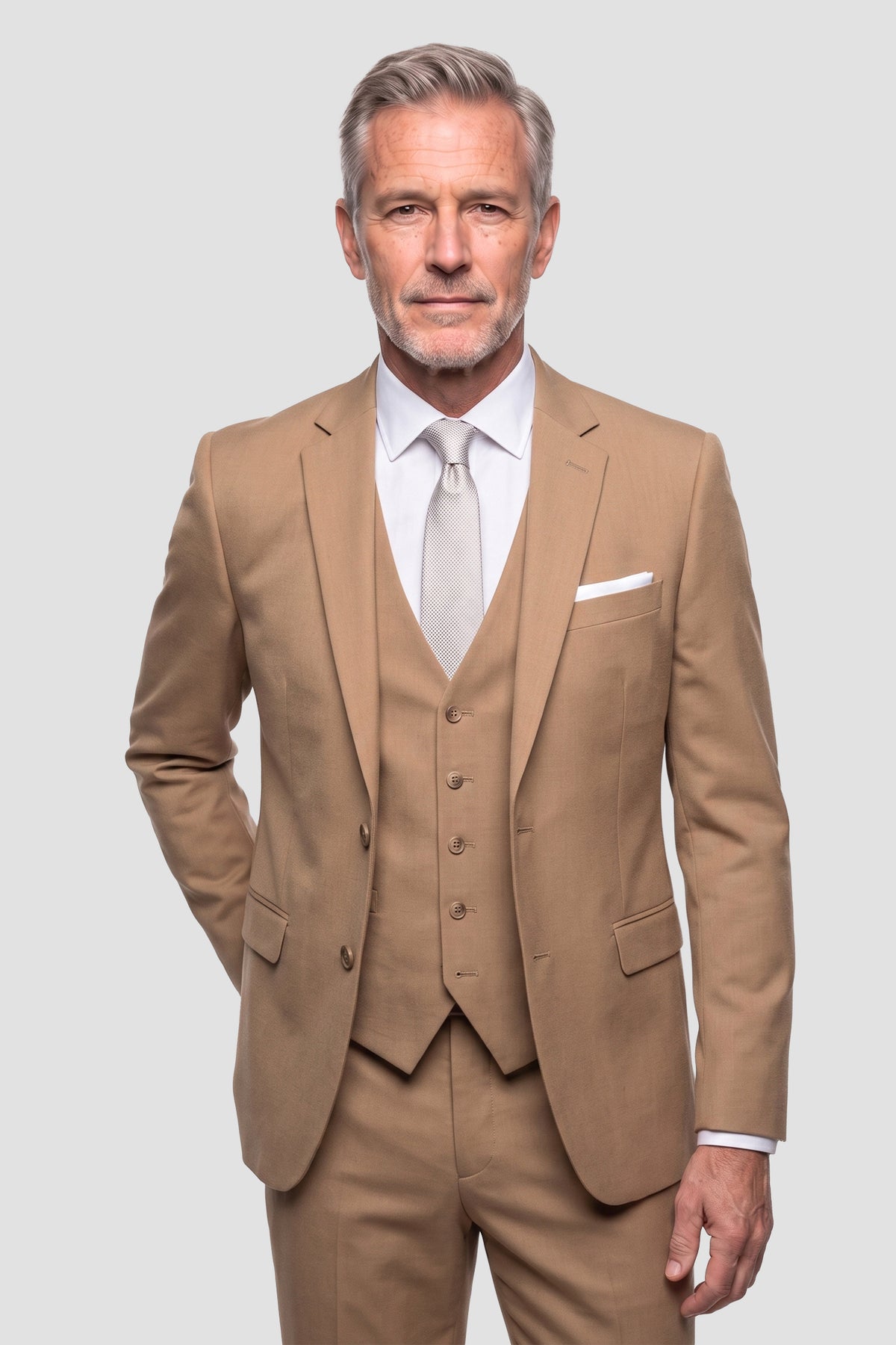 Mark of Distinction "Metro" Camel Suit Jacket (Separates)