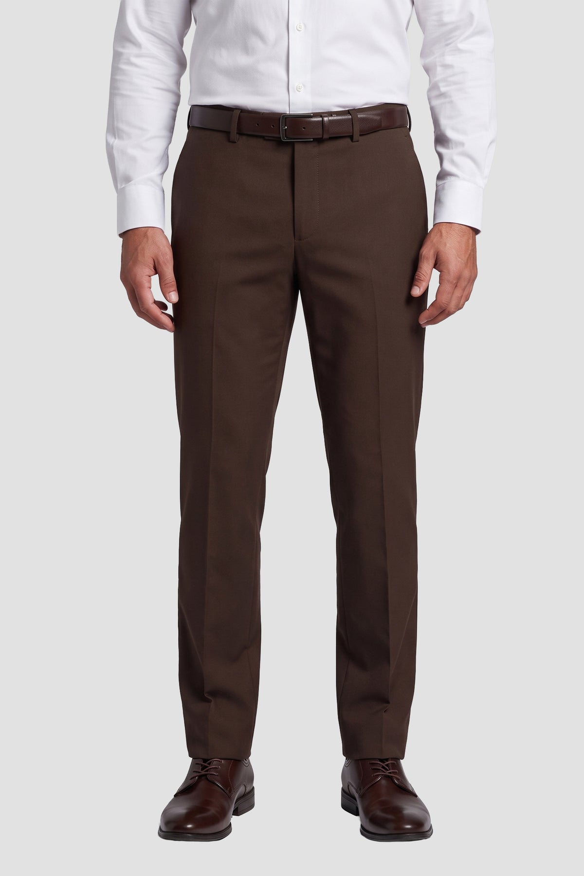 Mark of Distinction "Metro" Chocolate Luxury Blend Suit Pants