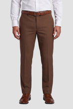 Mark of Distinction "Metro" Cocoa Luxury Blend Suit Pants