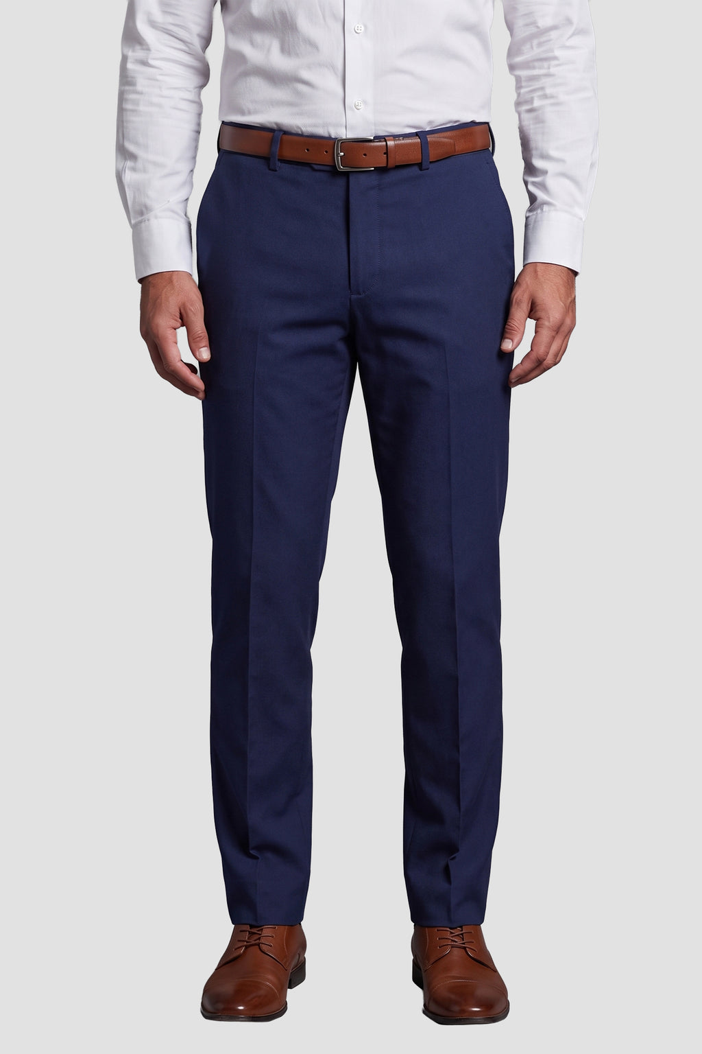 Mark of Distinction "Metro" Indigo Luxury Blend Suit Pants