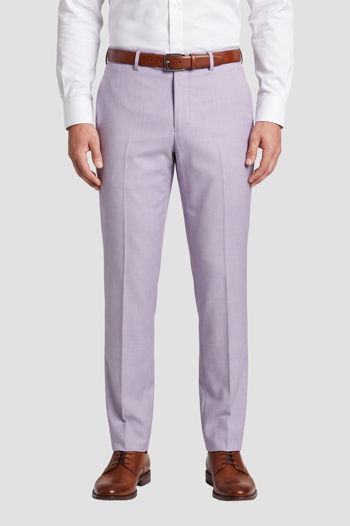 Mark of Distinction "Metro" Lavender Luxury Blend Suit Pants