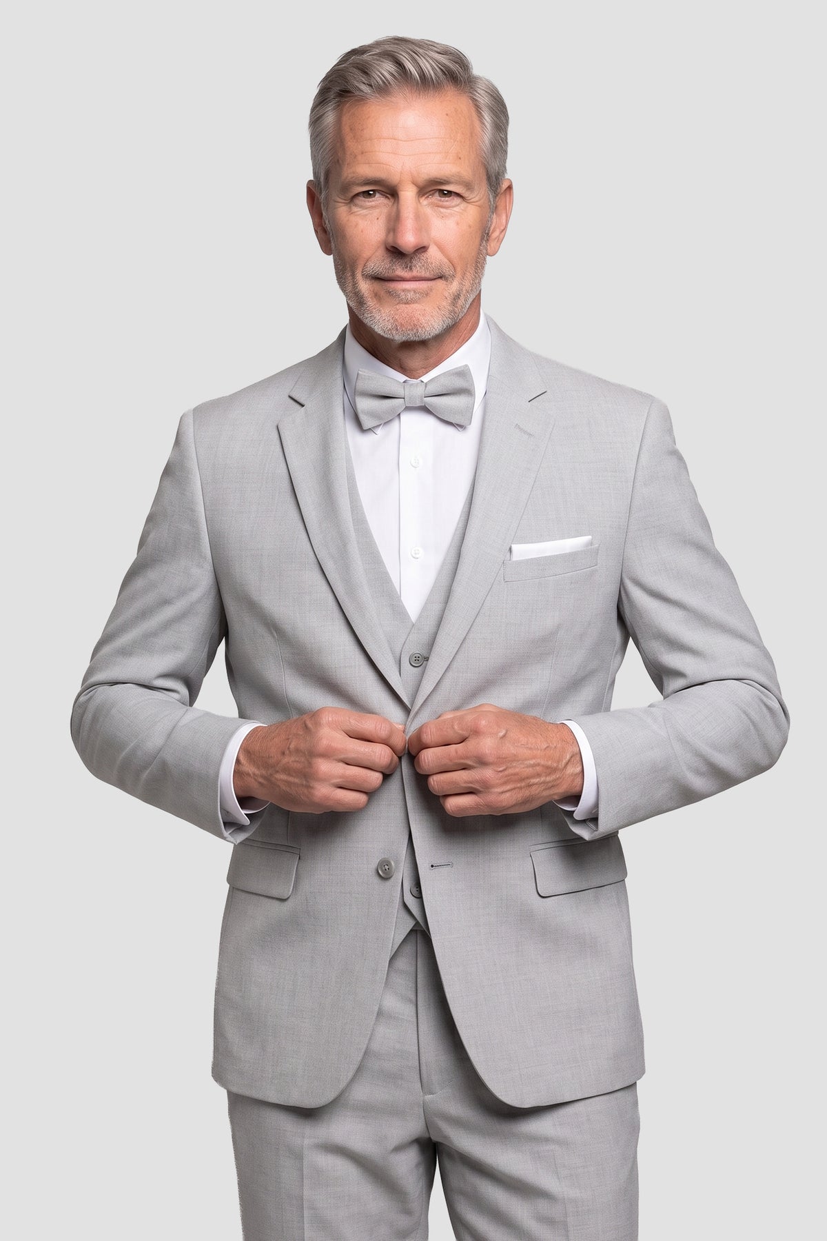 Mark of Distinction "Metro" Light Grey Suit Jacket (Separates)