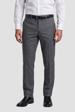 Mark of Distinction "Metro" Medium Grey Luxury Wool Blend Suit Pants