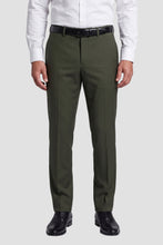 Mark of Distinction "Metro" Olive Green Luxury Blend Suit Pants