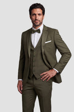 Mark of Distinction "Metro" Olive Suit Jacket (Separates)