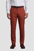 Mark of Distinction "Metro" Rust Luxury Blend Suit Pants