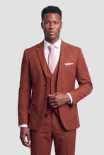 Mark of Distinction "Metro" Rust Suit Jacket (Separates)
