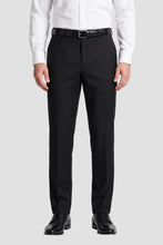 Mark of Distinction "Metro Tux" Black Wool Blend Tuxedo Pants