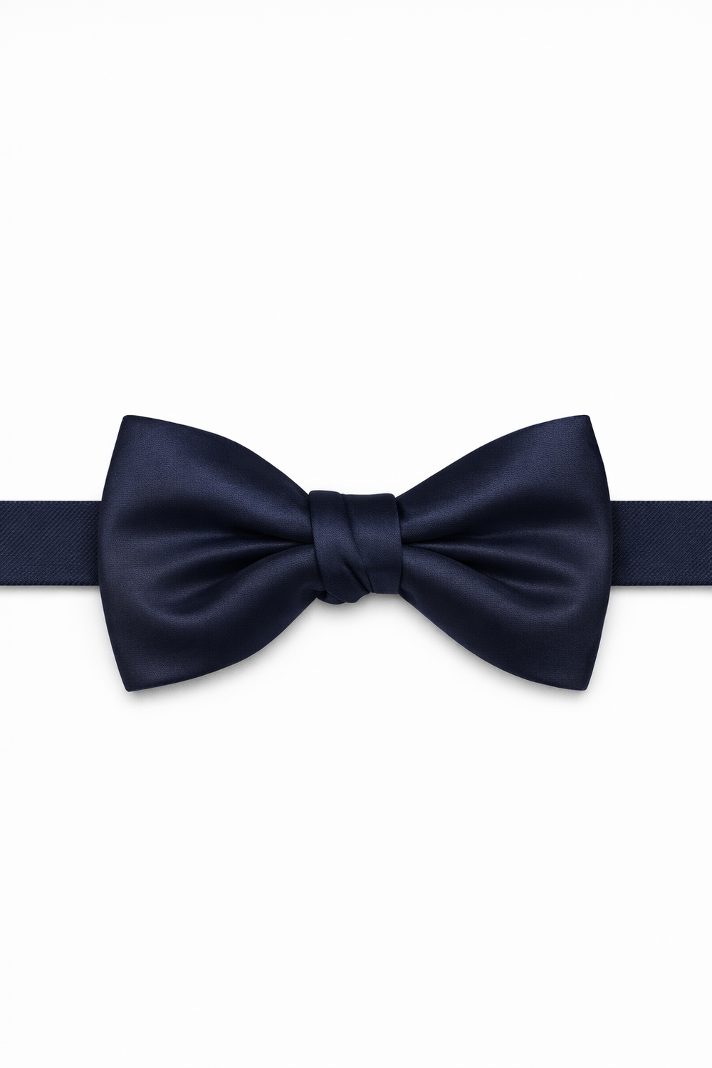 Cardi Pre-Tied Midnight Luxury Satin Bow Tie