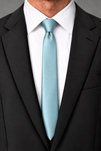 Cardi Mist Luxury Satin Skinny Necktie