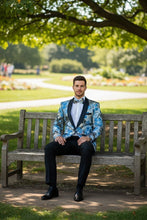 "Monte Carlo" Blue Tuxedo Jacket