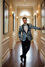 "Monte Carlo" Blue Tuxedo Jacket