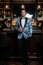 "Monte Carlo" Blue Tuxedo Jacket