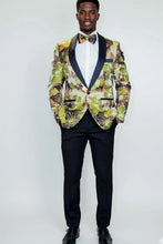 "Monte Carlo" Green Tuxedo Jacket
