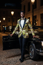 "Monte Carlo" Green Tuxedo Jacket