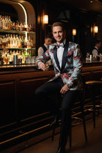 "Monte Carlo" Red Tuxedo Jacket