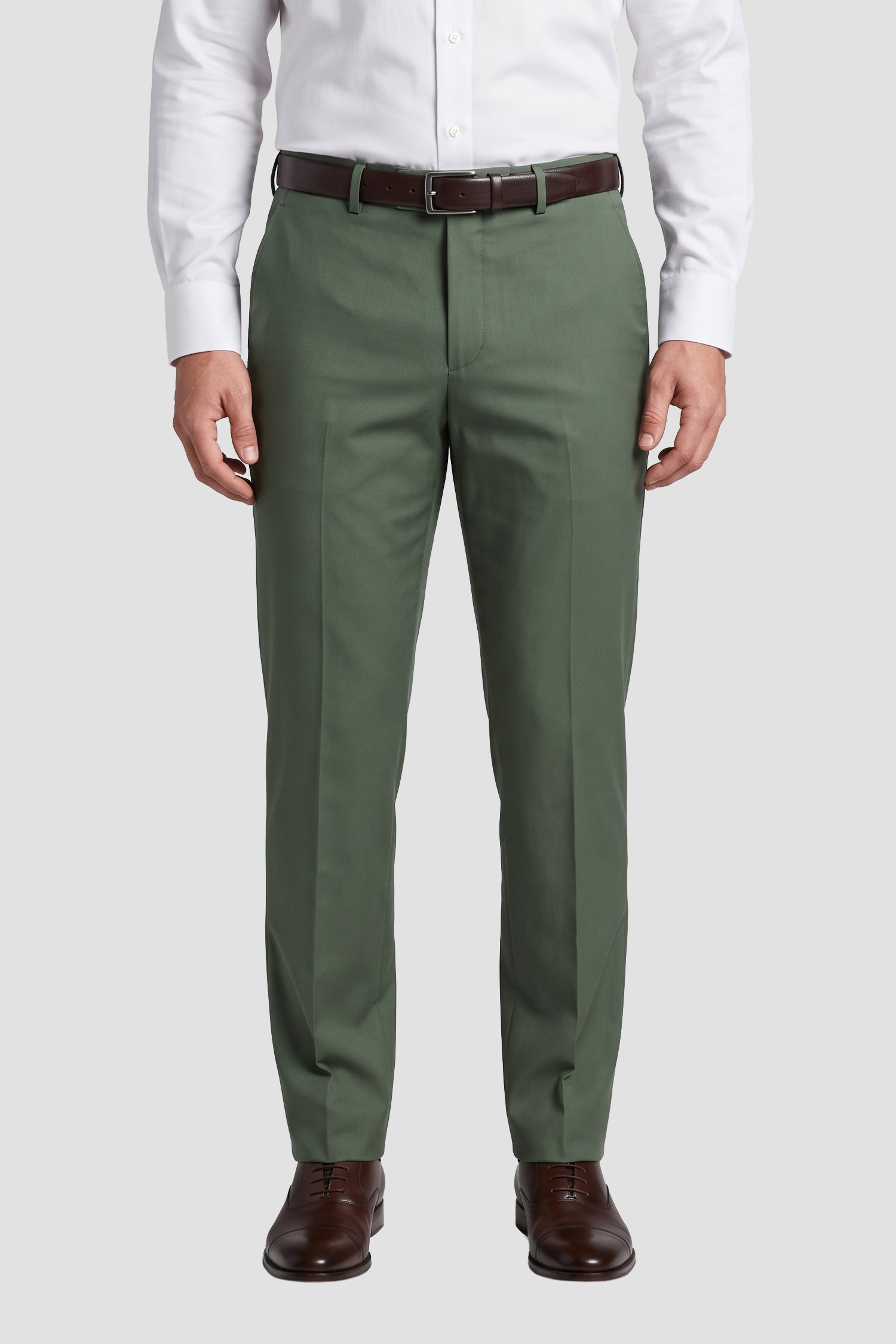 forest green mens dress pants Monte