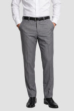 Couture 1910 "Monte" Grey Plain Front Pants