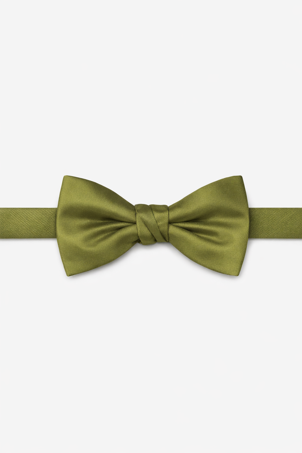 Cardi Pre-Tied Moss Luxury Satin Bow Tie
