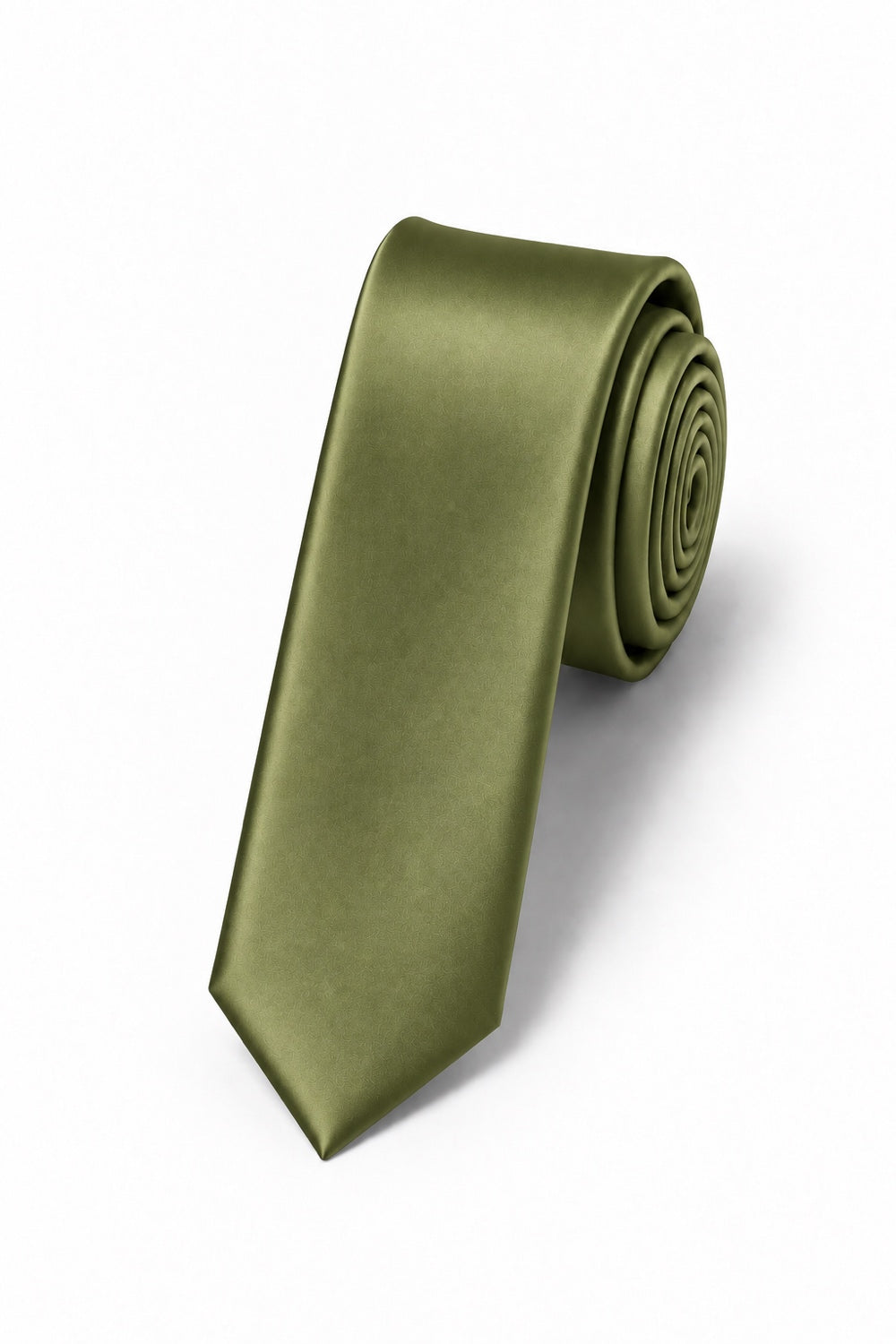 Cardi Moss Luxury Satin Skinny Necktie