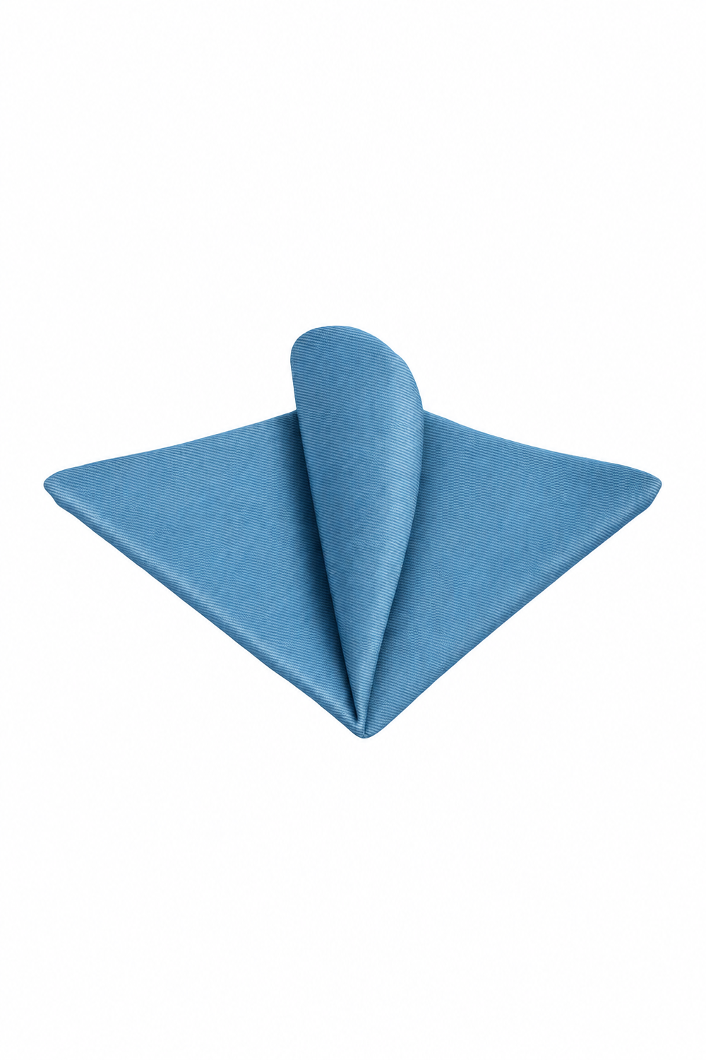 Ted Stanford Neon Blue Modern Solid Pocket Square
