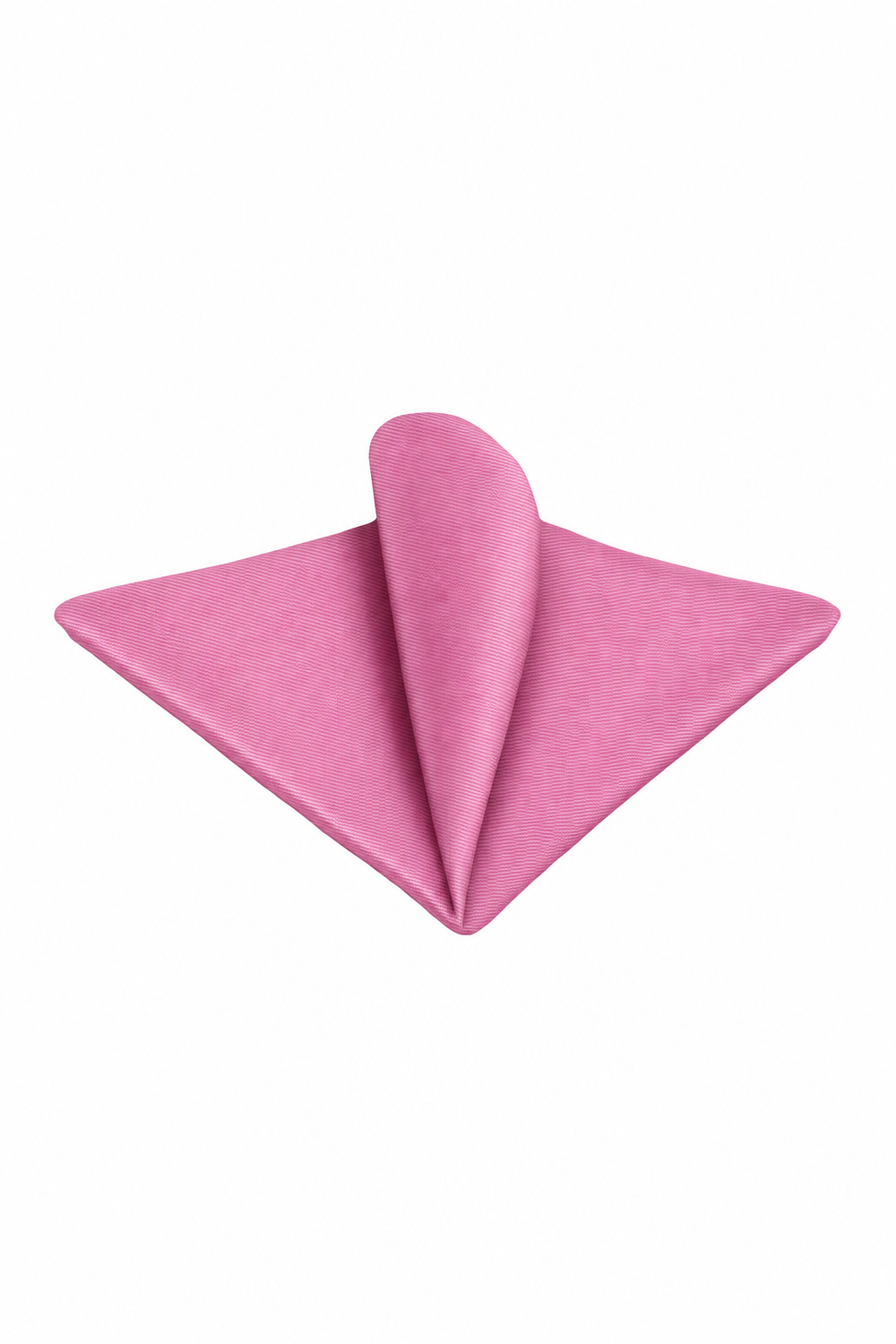 Ted Stanford Neon Pink Modern Solid Pocket Square